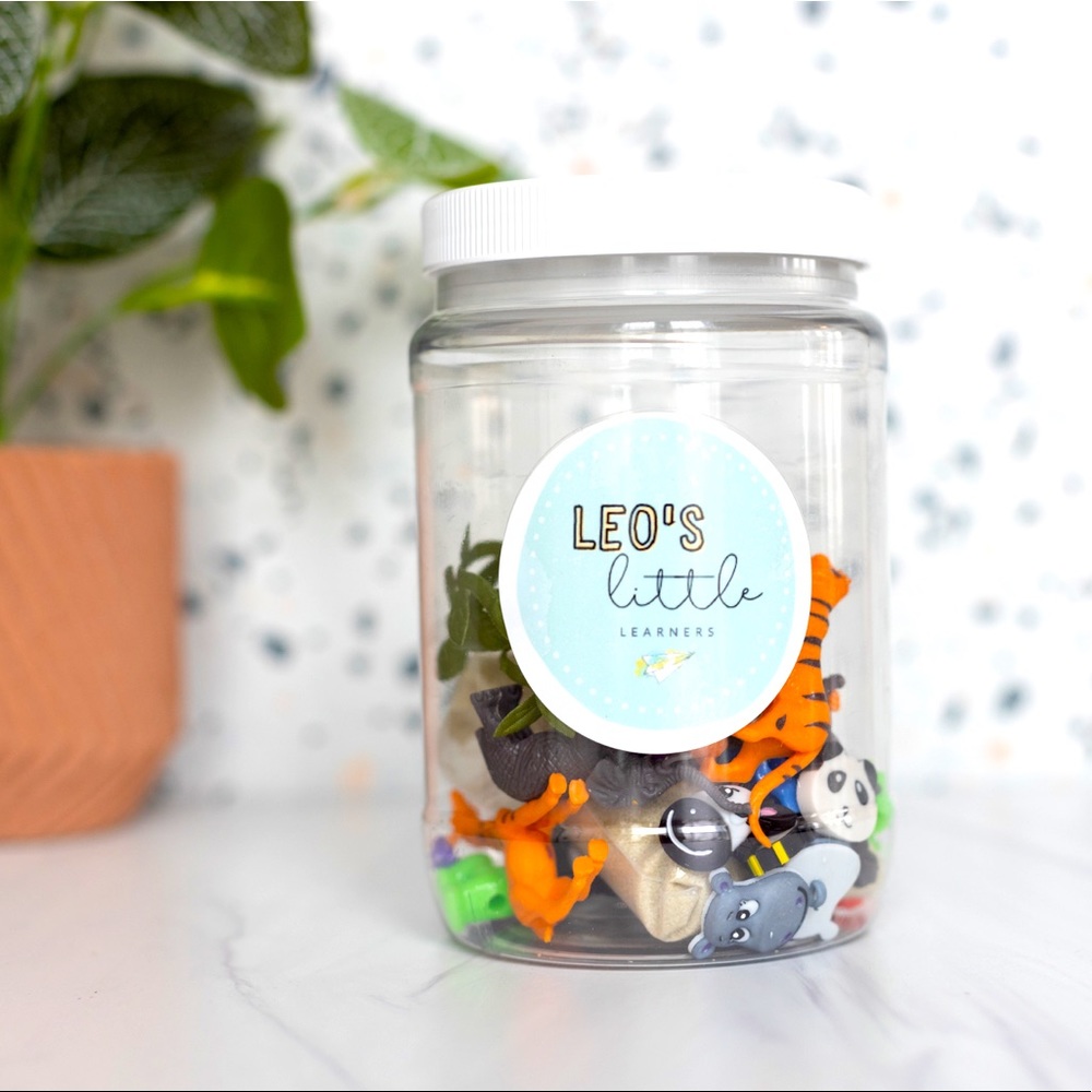 Zebra Zoo Sensory Jar